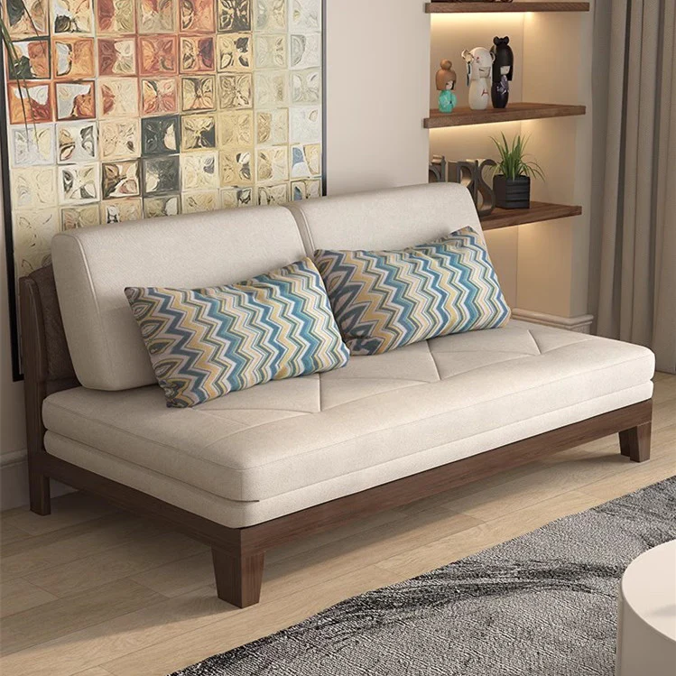 Solid Wood Pull Out Sofa Bed - Imagen 3