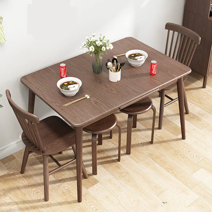 Mesa de comedor extensible minimalista rectangular - Imagen 6
