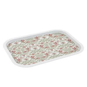 BANDEJA METAL 40X28,5 FLORES