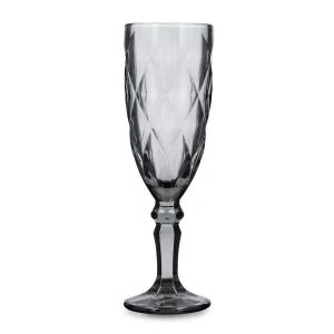 COPA FLAUTA PRISMA 16,5CL GRIS