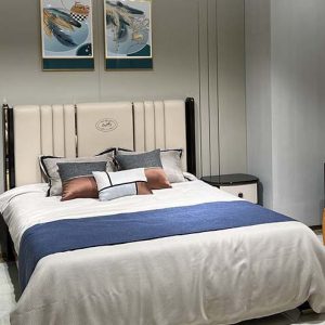 Cama doble con placa de acero de lujo CA-M-67
