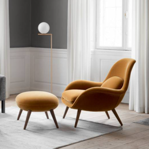 Silla de relajación con reposapiés