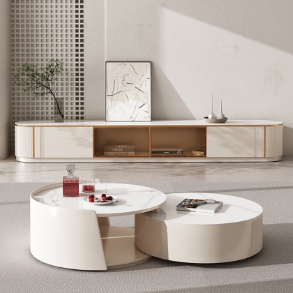 Mueble de Tv con acabados de bronce MC-T-46 - Imagen 2