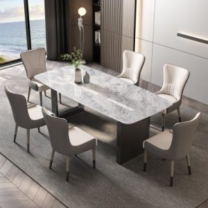 Mesa de comedor jade azul supercristal ME-78/ME-83