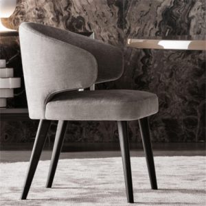 Silla de comedor con reposabrazos moderno SL-35