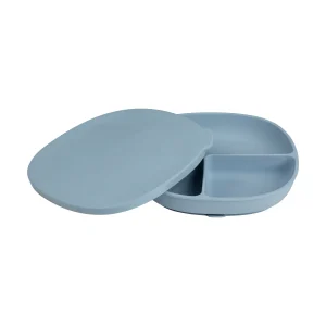 plato de silicona con tapa – ocean