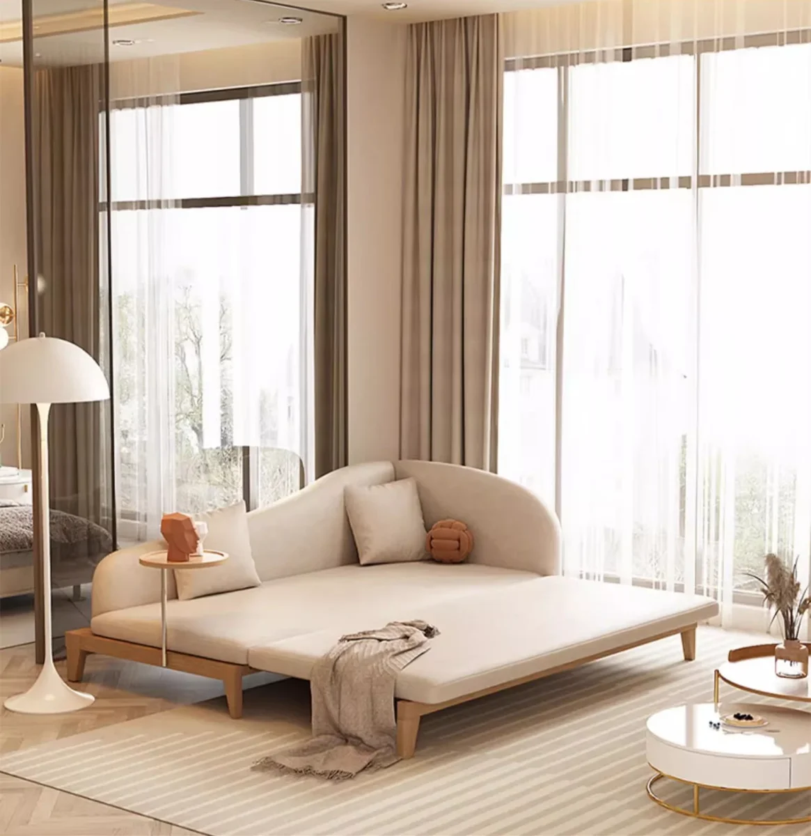 Lounge Chaise Sofa Bed - Imagen 6