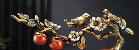 Adorno de cerámica calabaza de la suerte - Imagen 3