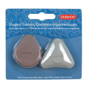 Set 2 Gomas de Borrar Ergonómica Derwent
