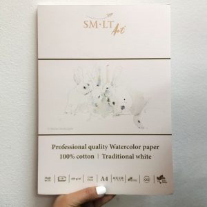 Block Pro Acuarela 100% Algodón A4, 400 gr SMLT