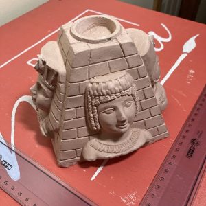 Pirámide para vela decorativa en ZIÑA